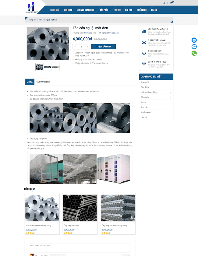 Template blogspot công ty + bán sản phẩm Halugroup Template blogspot công ty + bán sản phẩm Halugroup